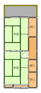 寝屋川市　大崎様　8月4日改装前-平面図(2階)